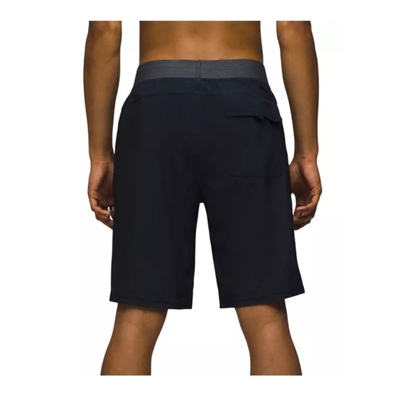 Mens Prana Navy Blue Mojo II Moisture Wicking Light Weight Shorts Size XL - Picture 3 of 9